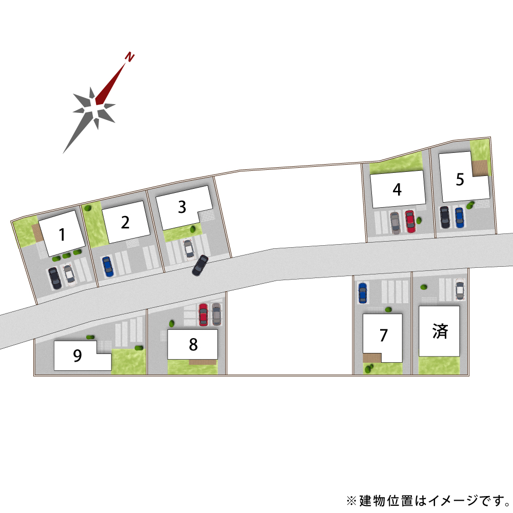 区割り図