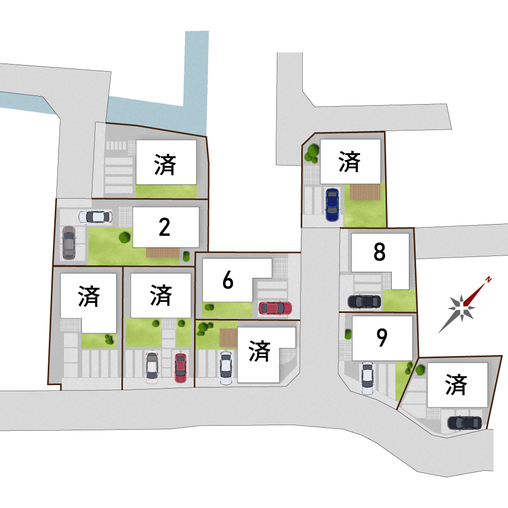 区割り図
