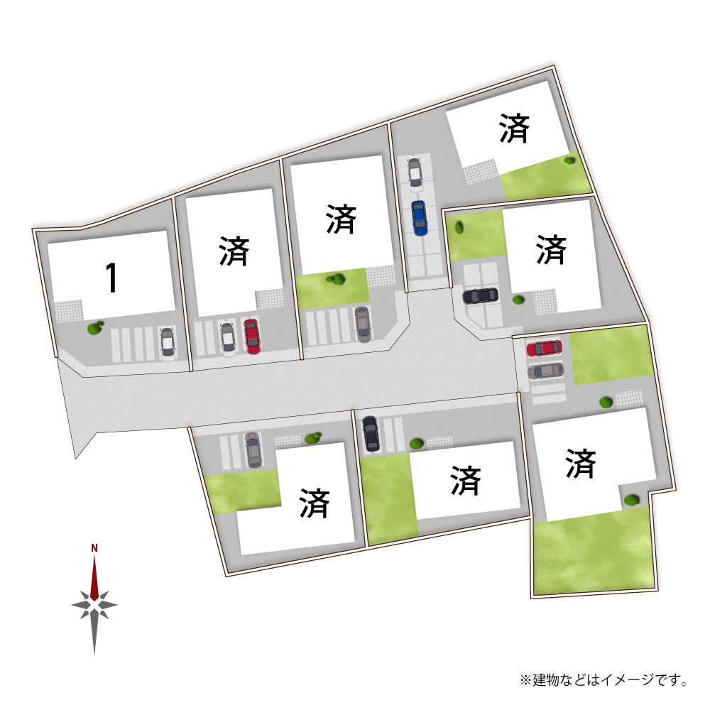 区割り図