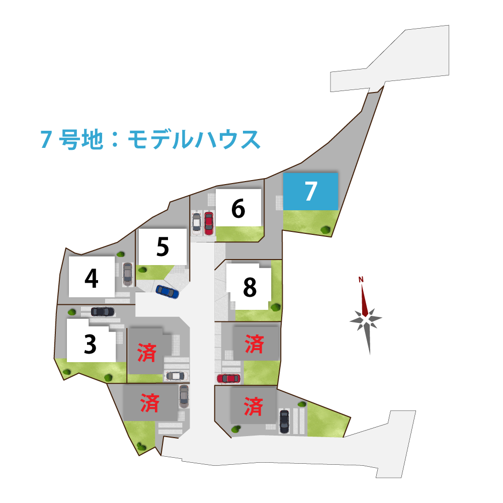 区割り図
