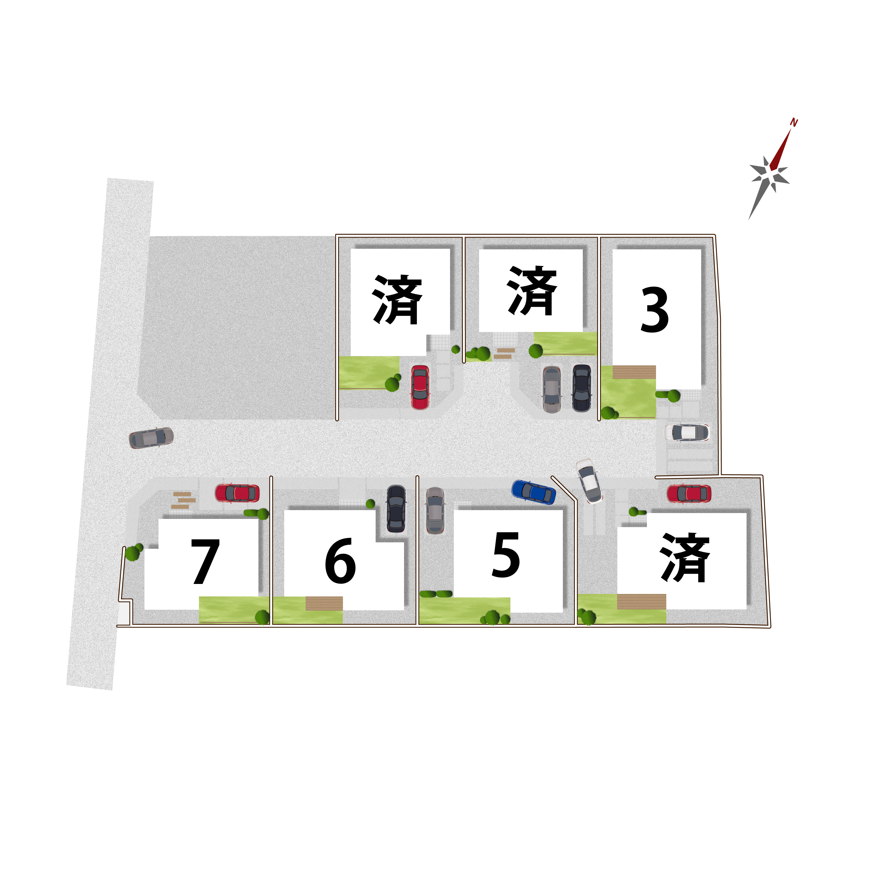 区割り図