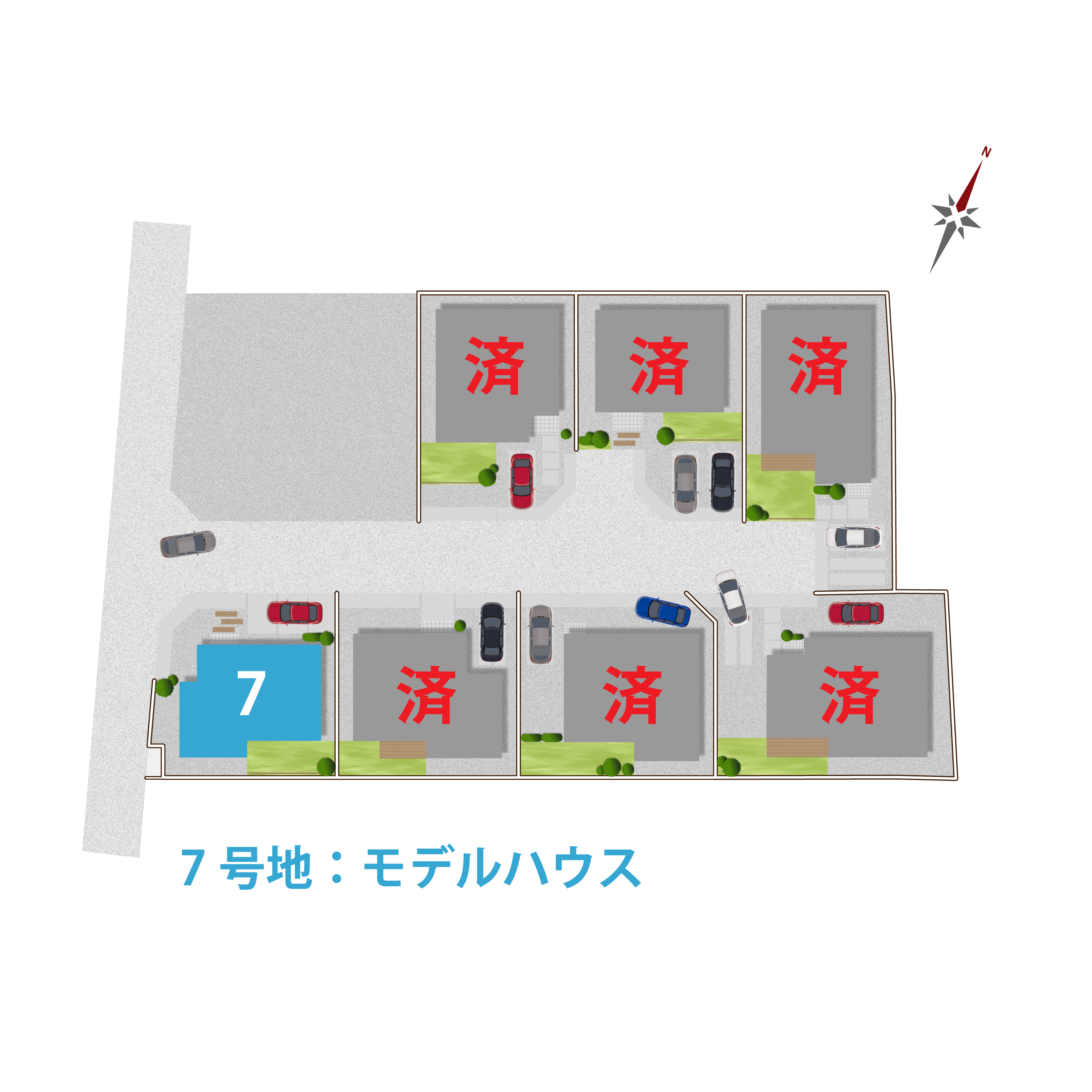 区割り図