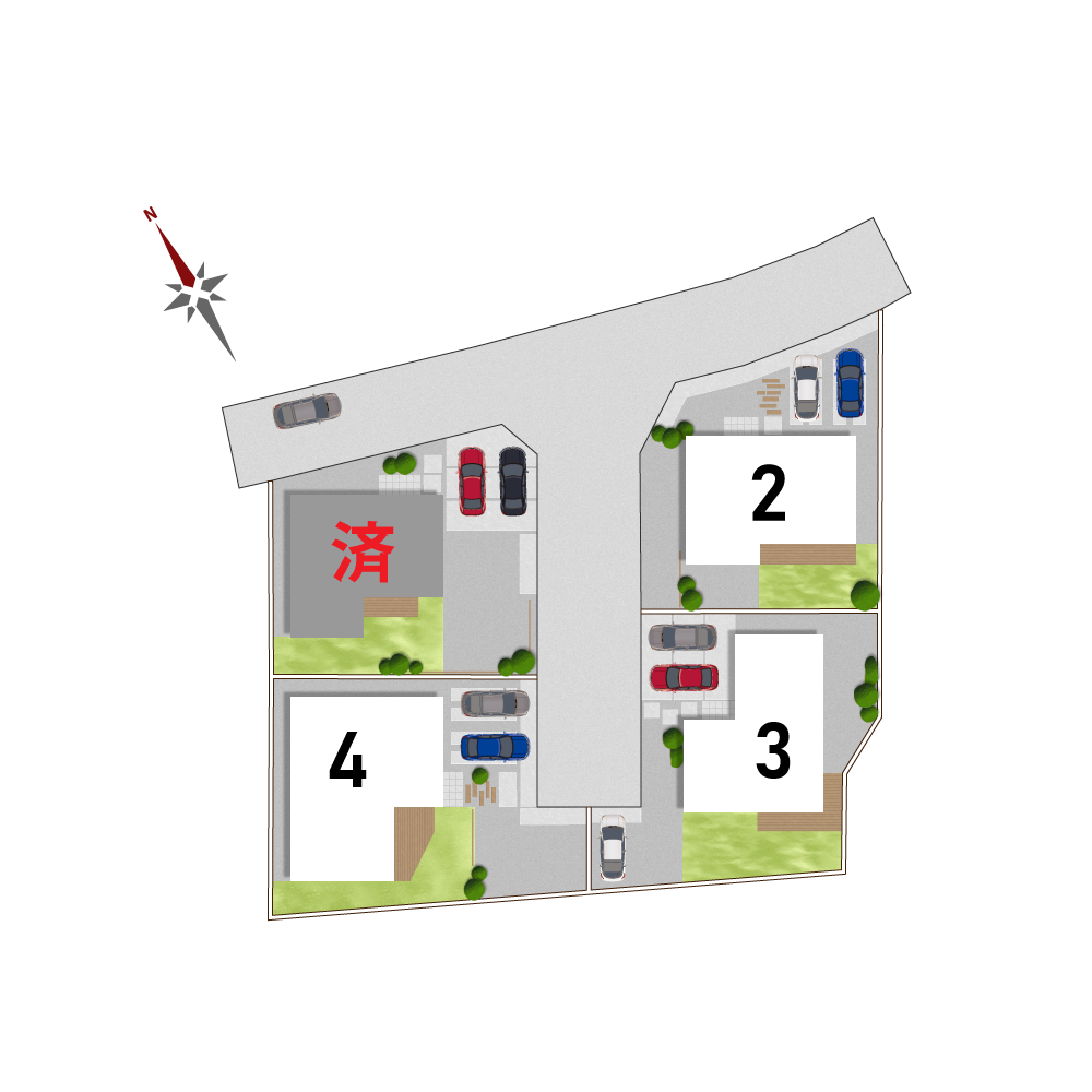 区割り図