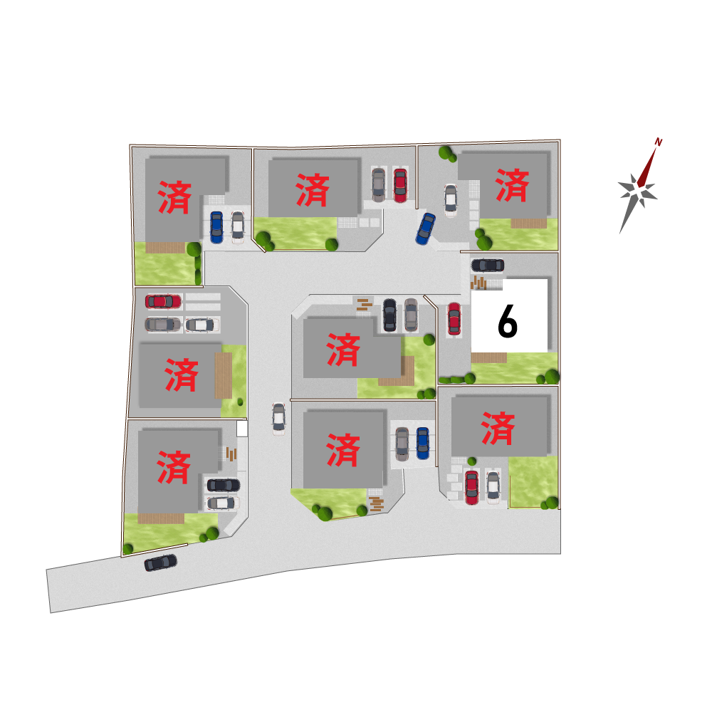 区割り図