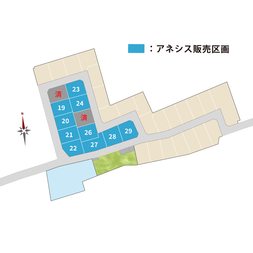区割り図